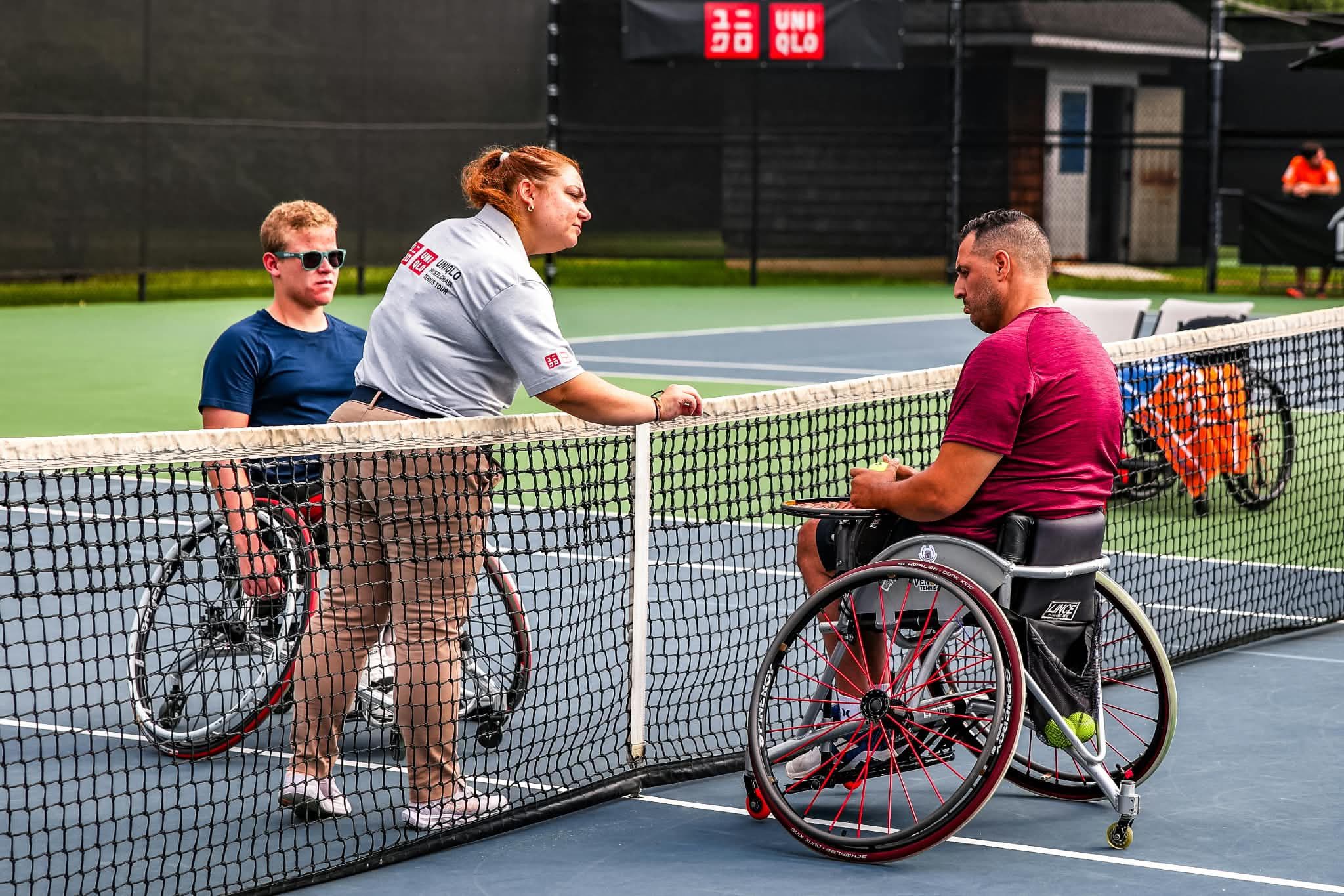 Tournament Officiating — Courtside Consultation at the Net